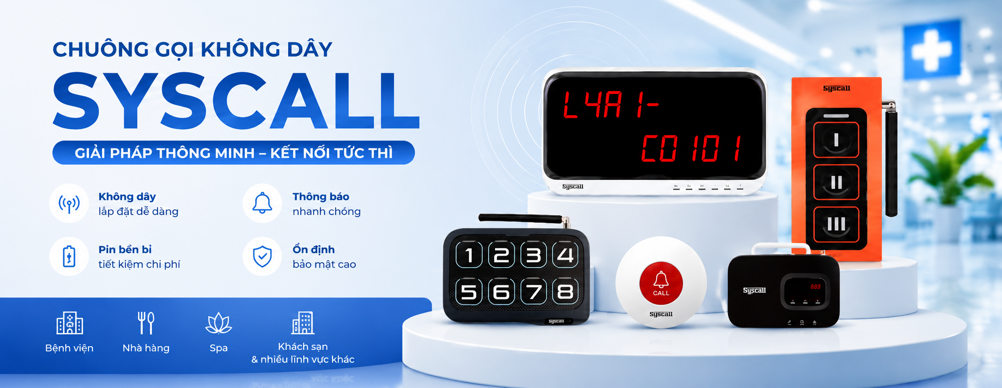 Chuông gọi không dây Syscall